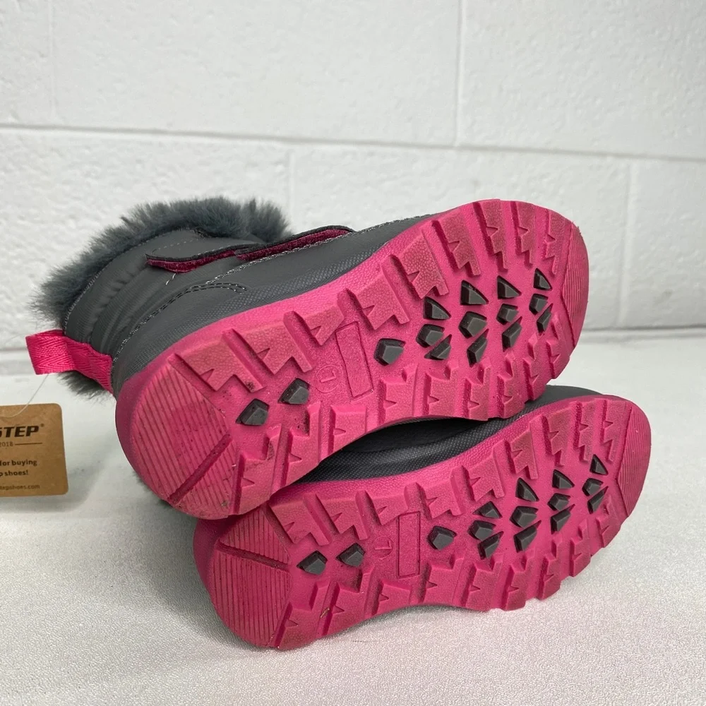 Weestep girls winter water resistance snow boots toddler girl size 8